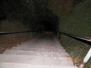 I hated these stairs...