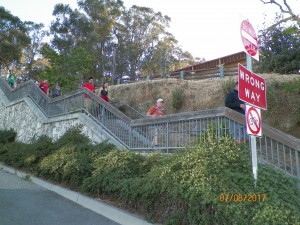 That wrong way sign is ominous